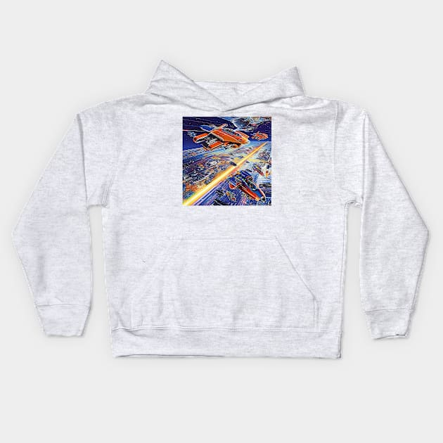 Genesis Streetwear - Zero Gravity Racing Kids Hoodie by retromegahero